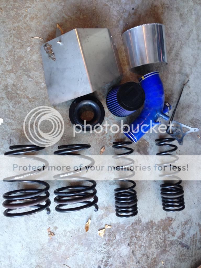 Cobb SF intake, Cobb turbo inlet, MAP intake heat shield and swift spec